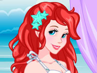Jeu Ariel en maillot de bain