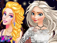 Jeu Elsa et Aurore - Soirée en ville