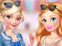 Jeu Elsa And Barbie Date Fashion