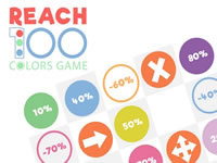 Jeu gratuit Reach 100 - Colors Game