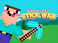 Noob vs pro - stick War гра