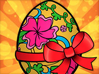 Jeu Handmade Easter Eggs - Coloring Book