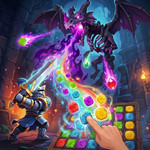 Jeu Heroes of the Dungeons - Match-3 RPG