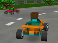 Jeu 8 Bits 3D Racing