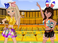 Jeu gratuit Zoe & Lily Cheering For The World Cup