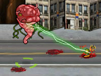 Jeu Revenge of Brainzilla - Bomb the Humans