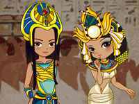 Jeu Roi et Reine d'Egypte
