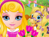 Jeu gratuit Bébé Barbie invite les Palace Pets