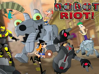 Jeu gratuit Phineas and Ferb Robot Riot
