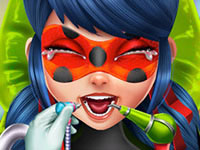 Jeu gratuit Miraculous Ladybug chez le dentiste