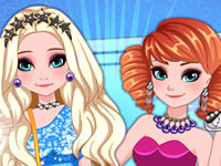 Jeu gratuit Elsa et Anna - Concours Pinterest