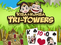 Jeu Kiba & Kumba Tri Towers Solitaire