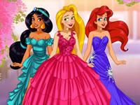 Jeu gratuit Princesses Trio au bal de promo