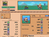 Jeu Idle Grindia - Dungeon Quest