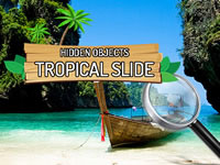 Jeu gratuit Hidden Objects Tropical Slide
