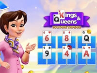 Jeu Kings and Queens Solitaire Tripeaks