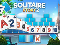 Jeu Solitaire Story - TriPeaks 2