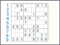 Jeu Classic Sudoku Puzzle
