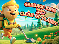 Jeu gratuit Garbage King 3D - Clean Up Planet