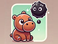 Jeu gratuit Hide Moodeng Hippo!