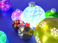 Jeu Merge Balls - New Year's Toys in 3D!