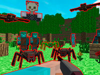 Jeu gratuit Mine FPS Shooter - Noob Arena