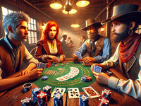 Jeu gratuit Poker on the Wild West