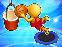 Jeu gratuit Trampoline Basketball 3D