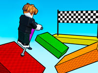 Jeu Obby but You're on a Pogo