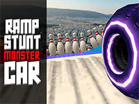 Jeu Ramp Stunt Monster Car