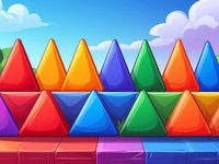 Jeu Triangles in a row