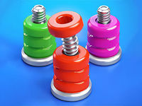 Jeu Nuts & Bolts Sort - Color Puzzle