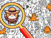 Jeu Find The Cat - Cat Search
