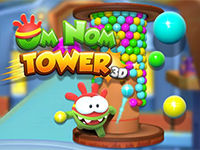 Jeu Om Nom Tower 3D