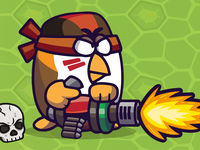 Jeu Chicken Wars Merge Guns