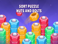 Jeu Sort Puzzle - Nuts and Bolts
