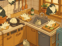 Jeu Triple match cats - find all the hidden cats