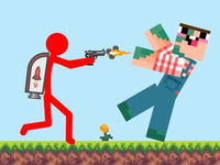 Jeu Red Stickman vs Craftmans 2
