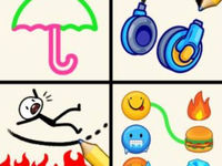 Jeu One Line Drawing