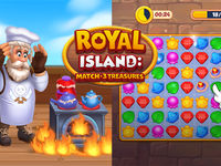 Royal Island - Match-3 Treasures