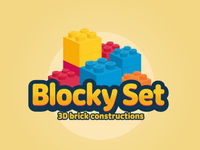 Jeu Blocky Set - 3d brick constructions