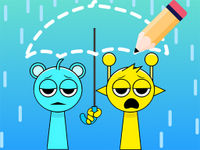 Jeu Draw One Part Brain Puzzle