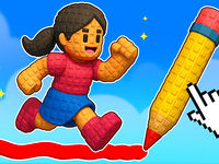 Jeu Obby online with friends - Draw and Jump!