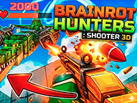 Jeu Brainrot Hunters - Shooter 3D