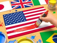 Jeu Flag Painting Game