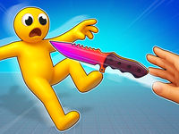 Jeu Ninja vs Ragdolls - Sharp Knife Throw!