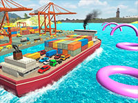 Jeu Car Cargo Ship Simulator Game
