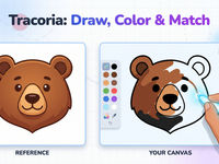 Jeu Tracoria - Draw, Color & Match