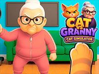 Jeu Cat vs Granny - Cat Simulator