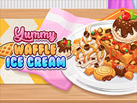 Yummy Waffle Ice Cream
